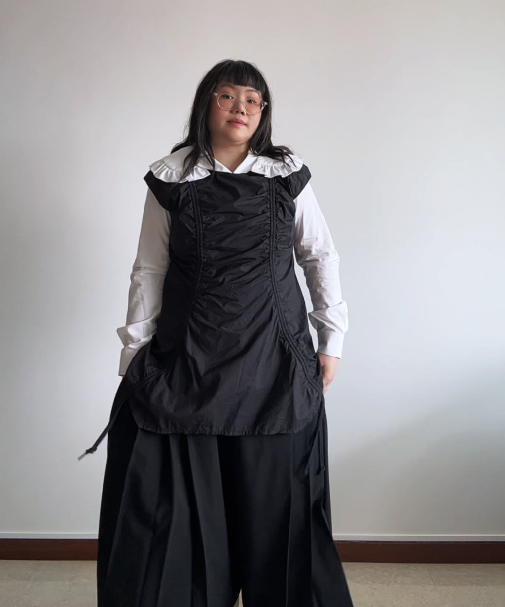 Comme des Garcons Comme des Garcons SS25 Side Pleats Wool Pants