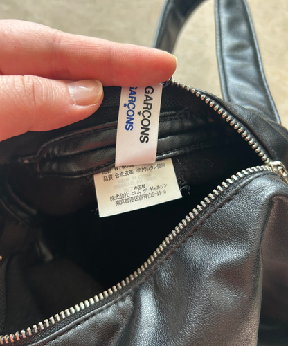 Comme des Garcons faux leather mini candy bag