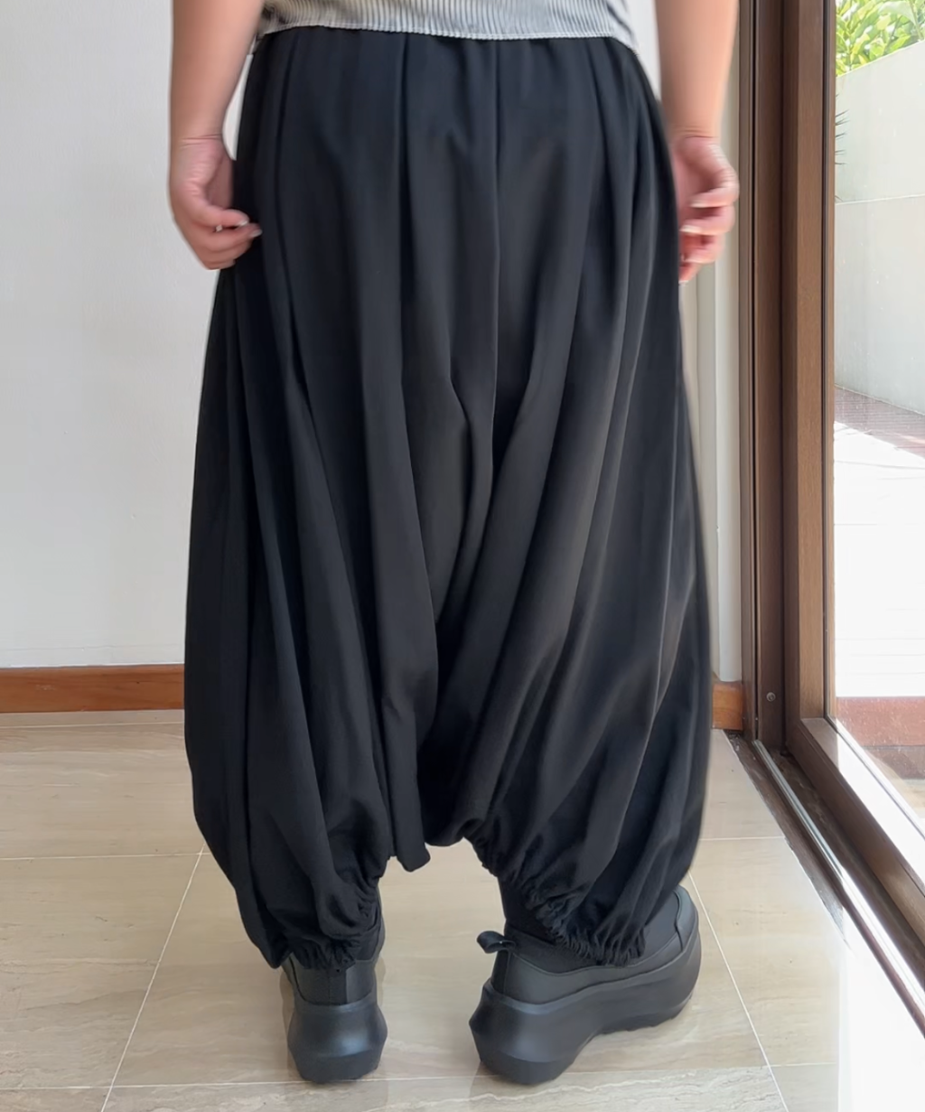 Comme des Garcons SS25 Wool Gabardine Baggy Balloon Pants