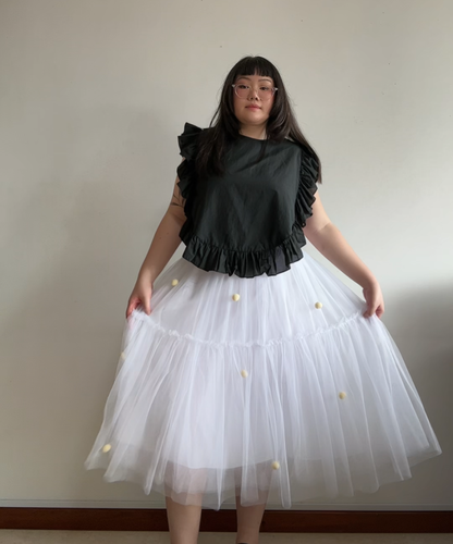 Imakokoni Pom Pom Tulle Skirt