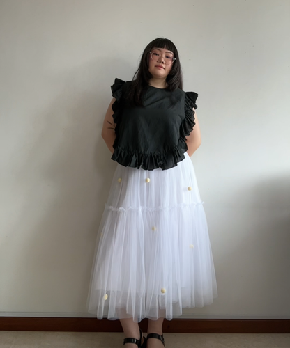 Imakokoni Pom Pom Tulle Skirt