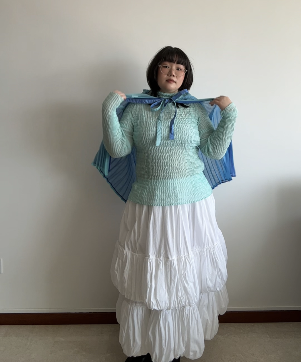 Issey Miyake IM Product 90s Reversible Pleated Apron Dress
