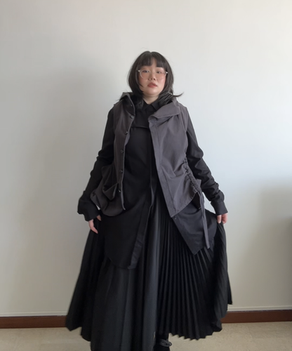 Jiu Sensounico 2-way Asymmetrical High Neck Vest