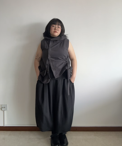 Jiu Sensounico 2-way Asymmetrical High Neck Vest