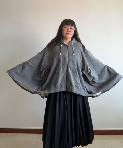 Junya Watanabe AW23 Hooded Ruffle Poncho