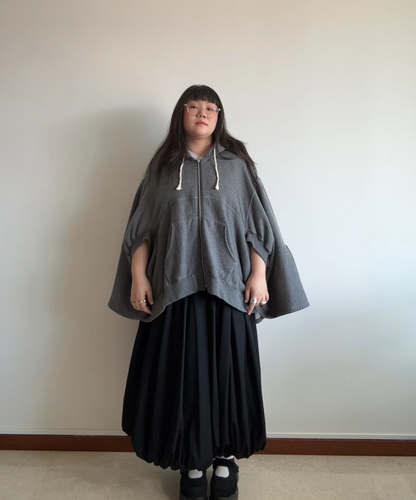 Junya Watanabe AW23 Hooded Ruffle Poncho