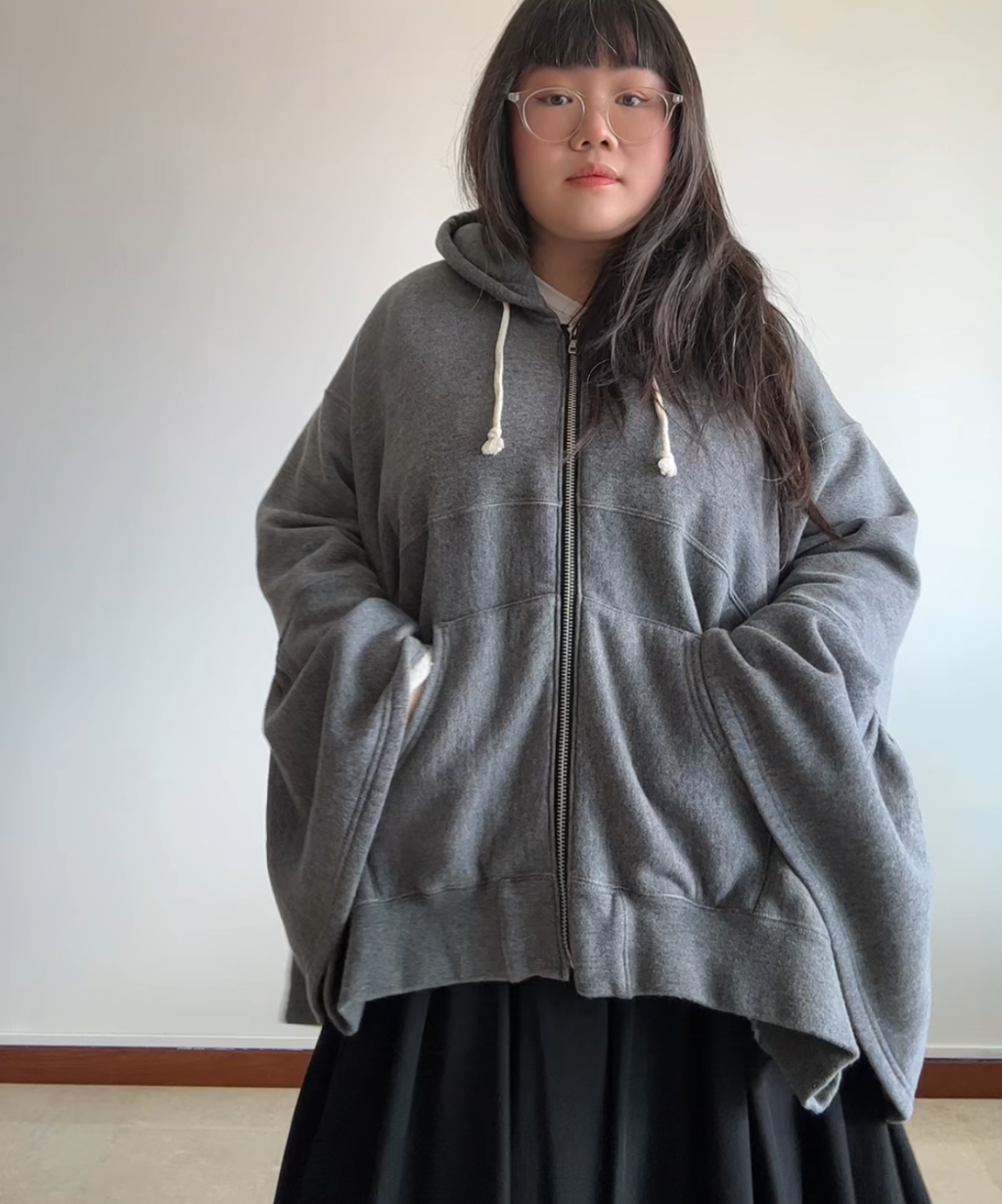 Junya Watanabe AW23 Hooded Ruffle Poncho