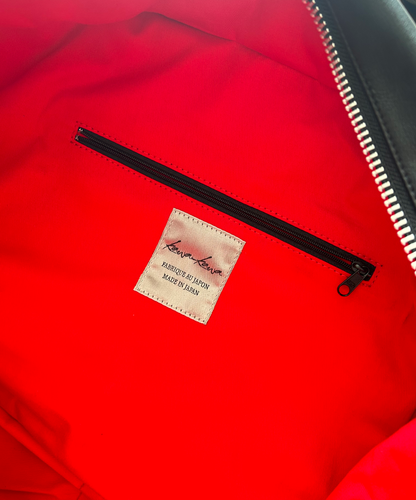 Kawa Kawa Crinkle Leather Big Boston Shoulder Bag