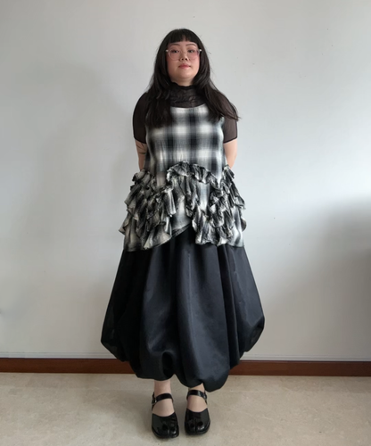 Black Comme des Garcons Balloon Skirt