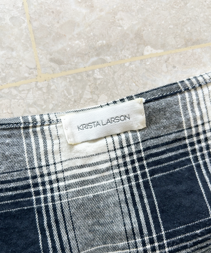 Krista Larson Plaid Frill Camisole