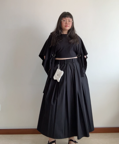 Nori Enomoto Wave Purse White