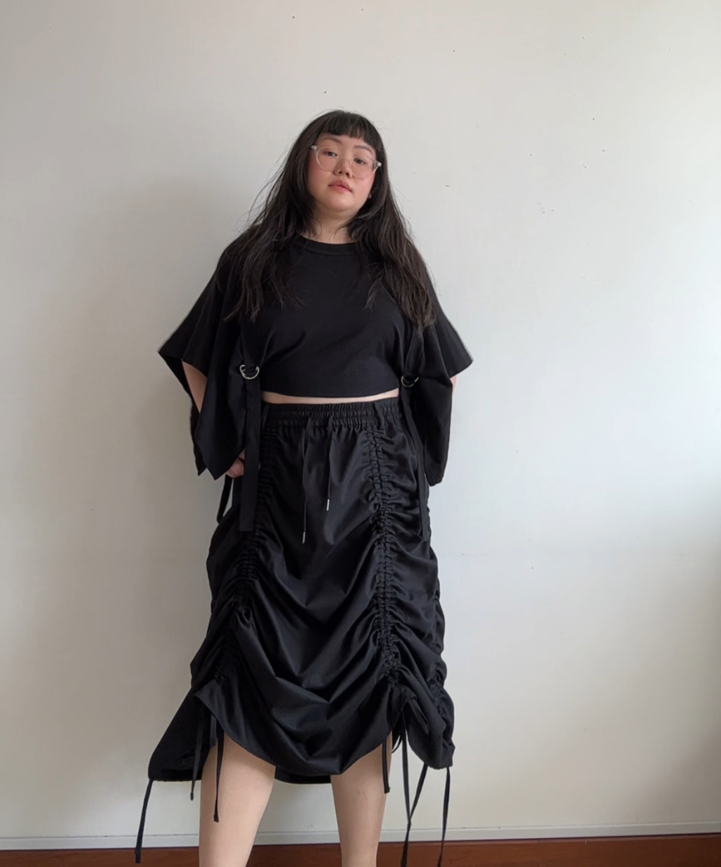 Not Conventional Shirring Skirt