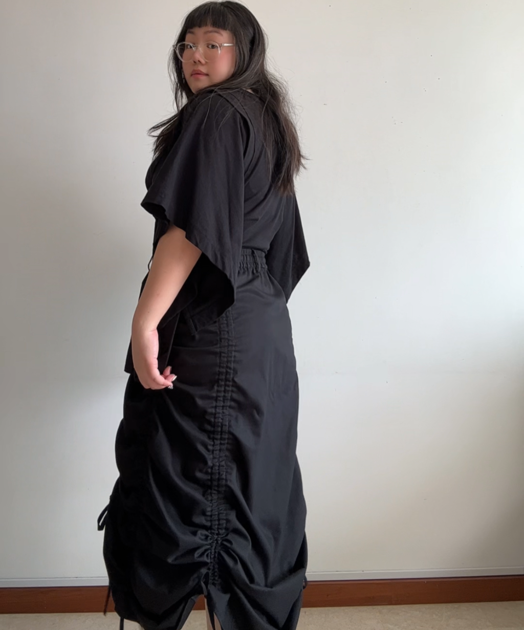Not Conventional Shirring Skirt