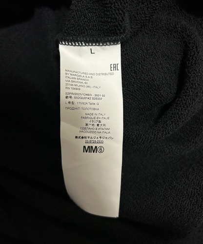 Maison Margiela MM6 Cropped Distressed Sweatshirt