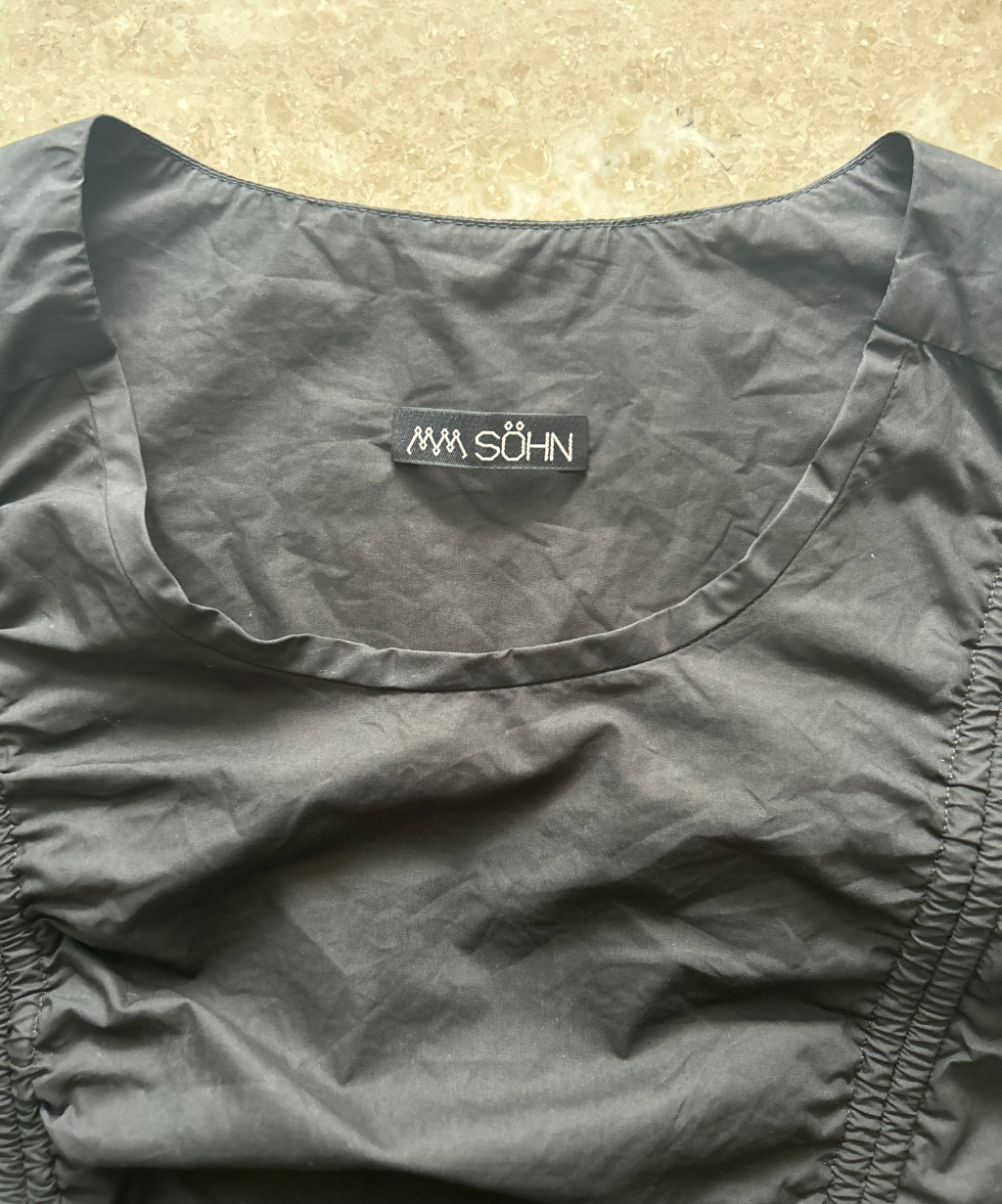 MM Söhn asymmetrical ruched top