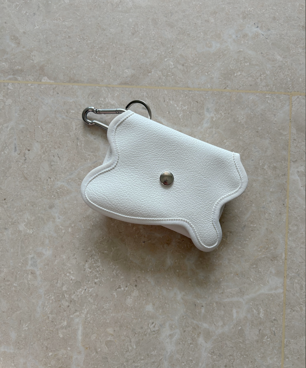 Nori Enomoto Wave Purse White