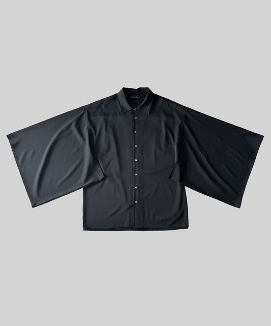 Not Conventional 2-way Kimono Sleeve Shirt