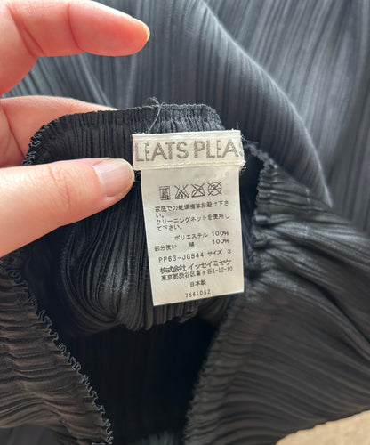 Pleats Please Pleated Ruffle Hem Skirt