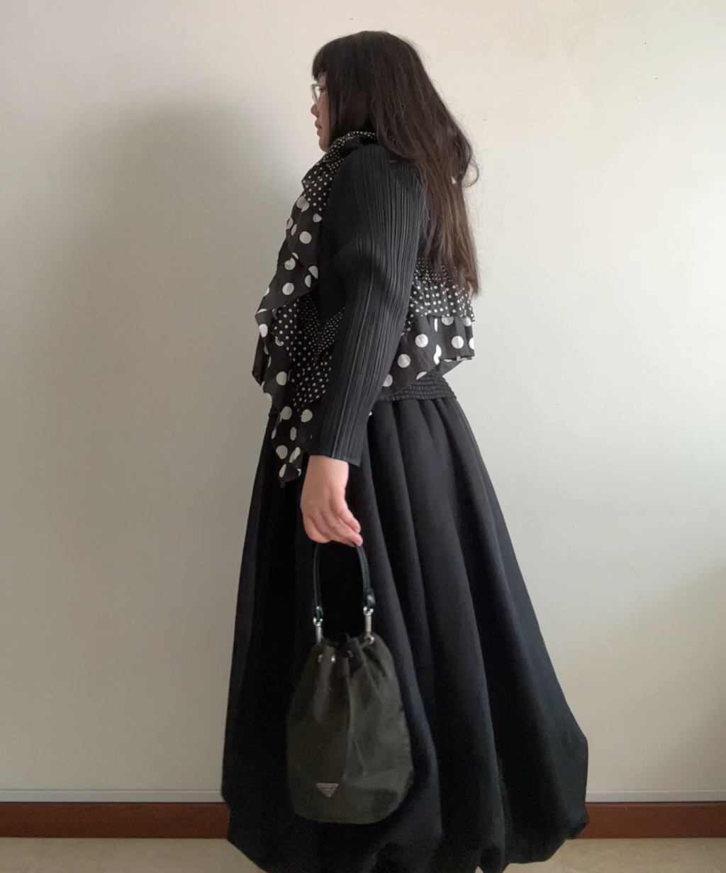 Prada mini bucket bag (upcycled)