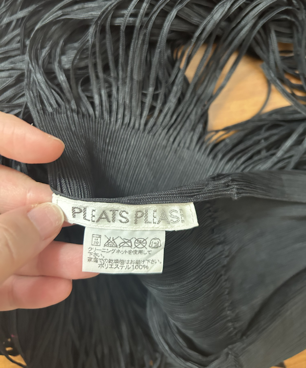 Pleats Please Fringe Pleats Scarf