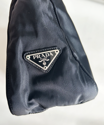 Vintage Prada SS98 Nylon Bag with Clear Acrylic Handle (S) – Comme