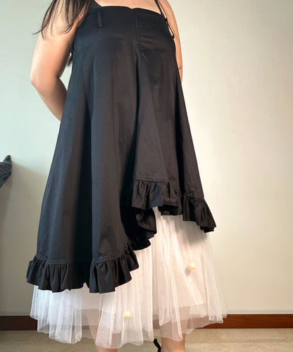 Unbranded Asymmetrical Ruffle Hem Skirt