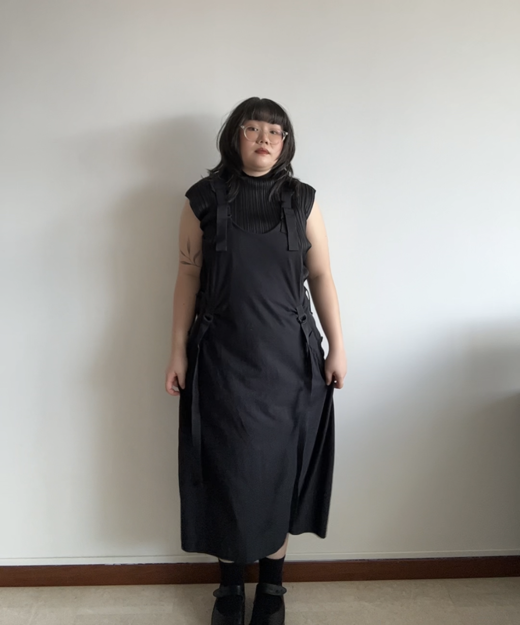 Y-3 SS21 Parachute Pinafore Dress