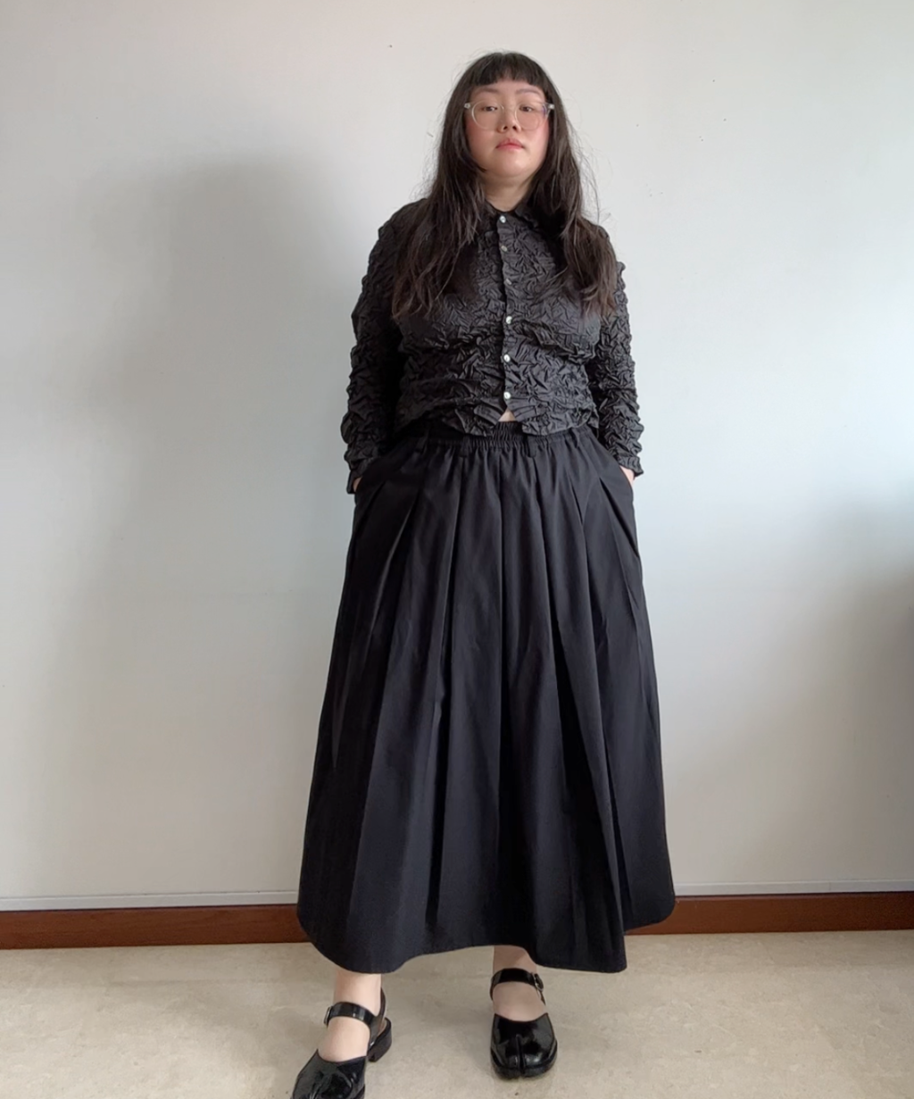 Yoshiki Hishinuma Crinkle Button Shirt